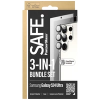 PanzerGlass 3-in-1 Bundle "Edge2Edge Glass + Case + Lens" Hülle + Schutzglas Set Samsung Galaxy S24 Ultra BSAFE95674 PanzerGlass 3-in-1 Bundle "Edge2Edge Glass + Case + Lens" Hülle + Schutzglas Set Samsung Galaxy S24 Ultra BSAFE95674
