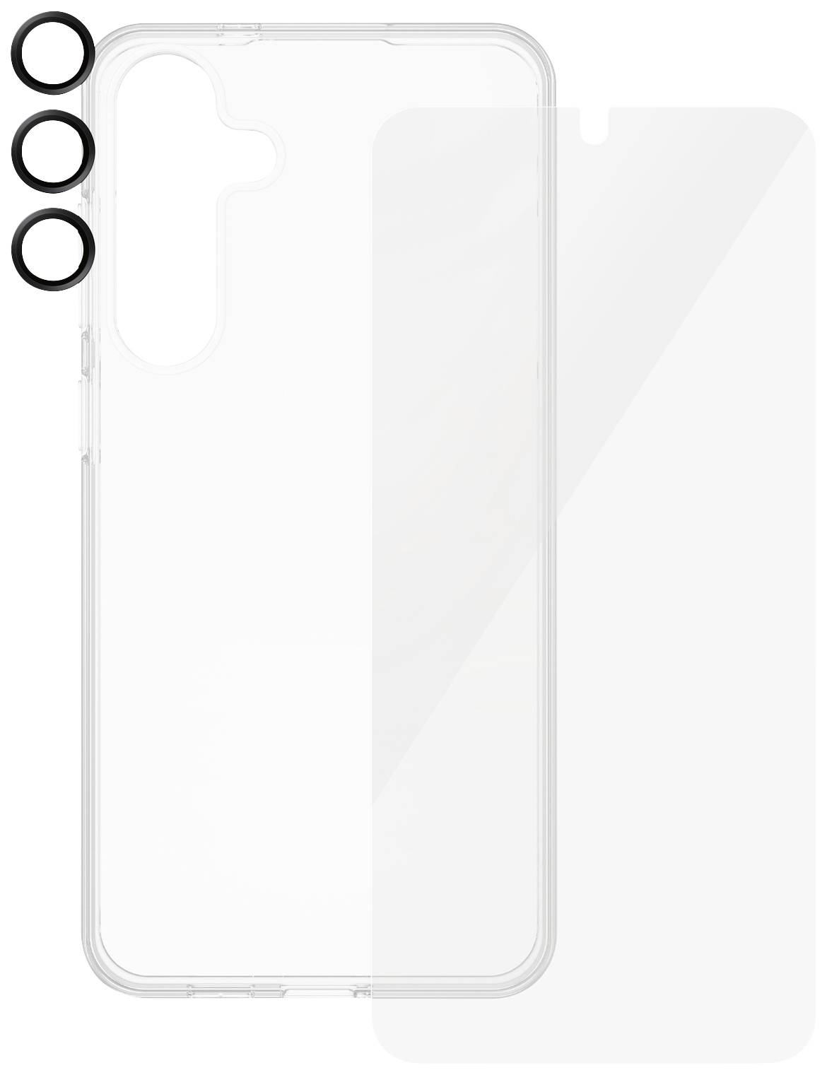 PanzerGlass 3-in-1 Bundle "Edge2Edge Glass + Case + Lens" Hülle + Schutzglas Set Samsung Galaxy S24 Plus BSAFE95673