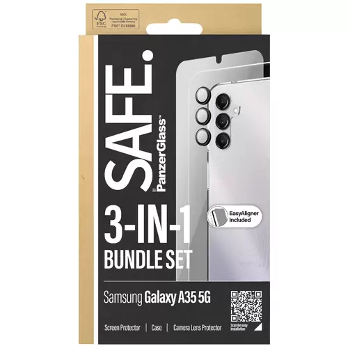 SAFE. by PanzerGlass 3-in-1 Samsung A55 5G SAFE. by PanzerGlass 3-in-1 Samsung A55 5G