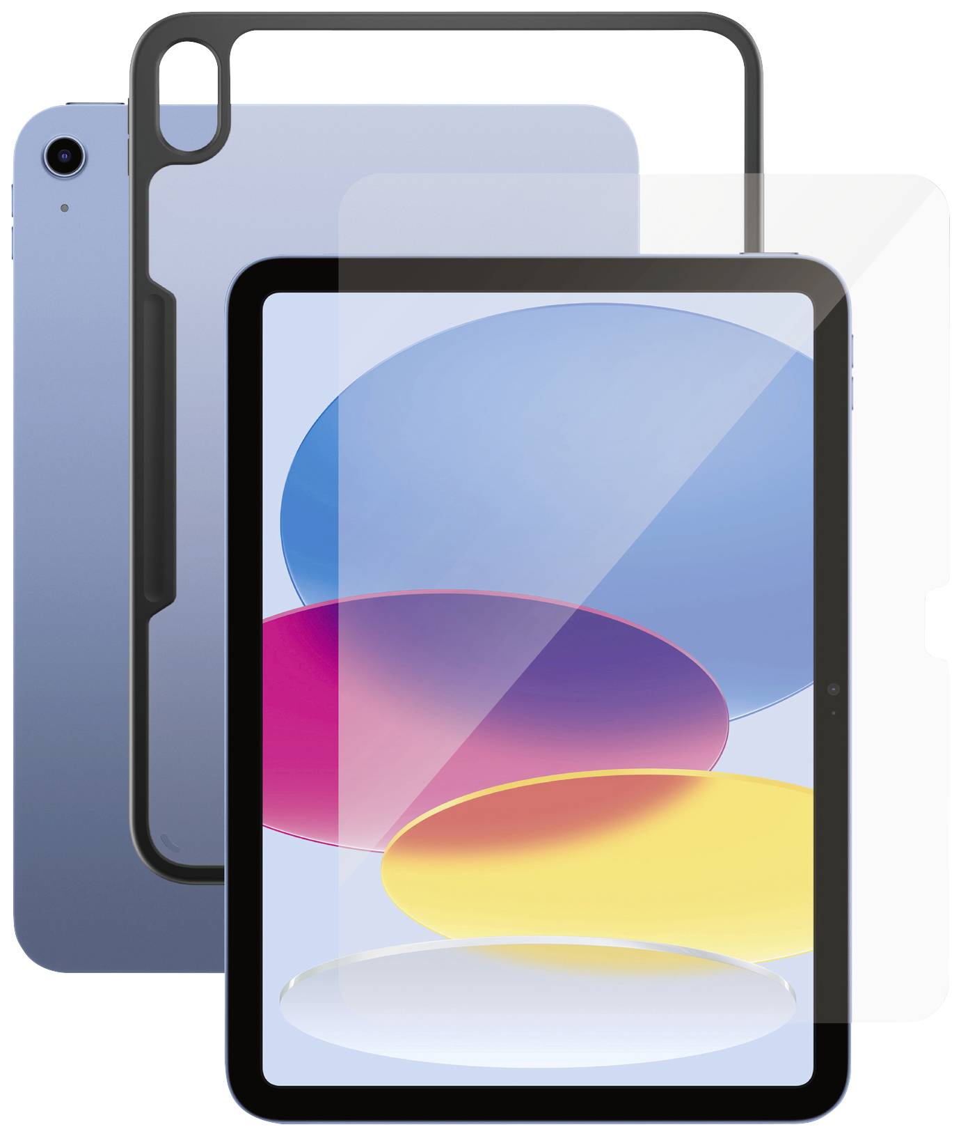 PanzerGlass 2-in-1 Bundle "Glass + Case" Ultra-Wide Fit Apple iPad 10,9" (2022) Tablet-Cover Back Cover