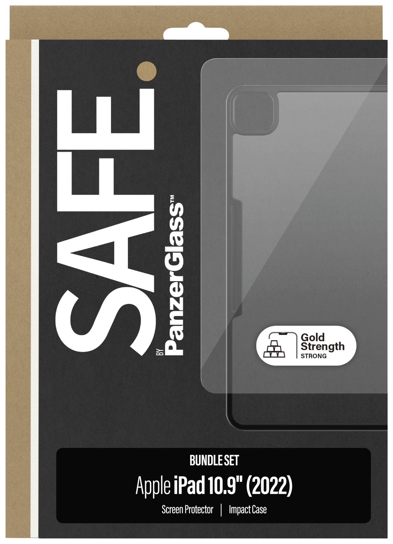 PanzerGlass 2-in-1 Bundle "Glass + Case" Ultra-Wide Fit Apple iPad 10,9" (2022) Tablet-Cover Back Cover