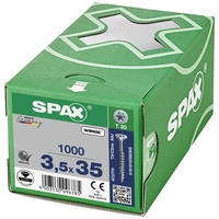 SPAX 0191010350355 Holzschraube 3.5mm 35mm T-STAR plus Stahl WIROX 1000St. SPAX 0191010350355 Holzschraube 3.5mm 35mm T-STAR plus Stahl WIROX 1000St.