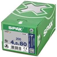 SPAX 0191010450805 Holzschraube 4.5mm 80mm T-STAR plus Stahl WIROX 200St. SPAX 0191010450805 Holzschraube 4.5mm 80mm T-STAR plus Stahl WIROX 200St.