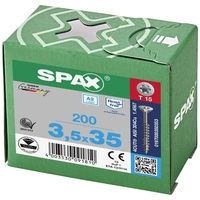 SPAX 0197000350353 Holzschraube 3.5mm 35mm T-STAR plus Edelstahl A2 200St. SPAX 0197000350353 Holzschraube 3.5mm 35mm T-STAR plus Edelstahl A2 200St.