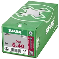 SPAX 0201010500405 Holzschraube 5 mm 40 mm T-STAR plus Stahl WIROX 500 St. SPAX 0201010500405 Holzschraube 5 mm 40 mm T-STAR plus Stahl WIROX 500 St.