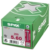 SPAX 0201010500605 Holzschraube 5 mm 60 mm T-STAR plus Stahl WIROX 200 St. SPAX 0201010500605 Holzschraube 5 mm 60 mm T-STAR plus Stahl WIROX 200 St.