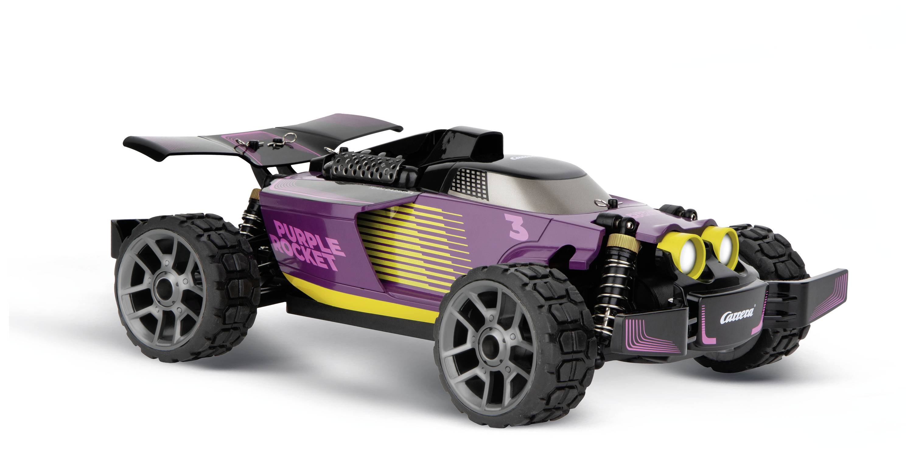 Carrera 370183025 Purple Rocket 1:18 RC Einsteiger Modellauto Elektro Buggy Allradantrieb (4WD)