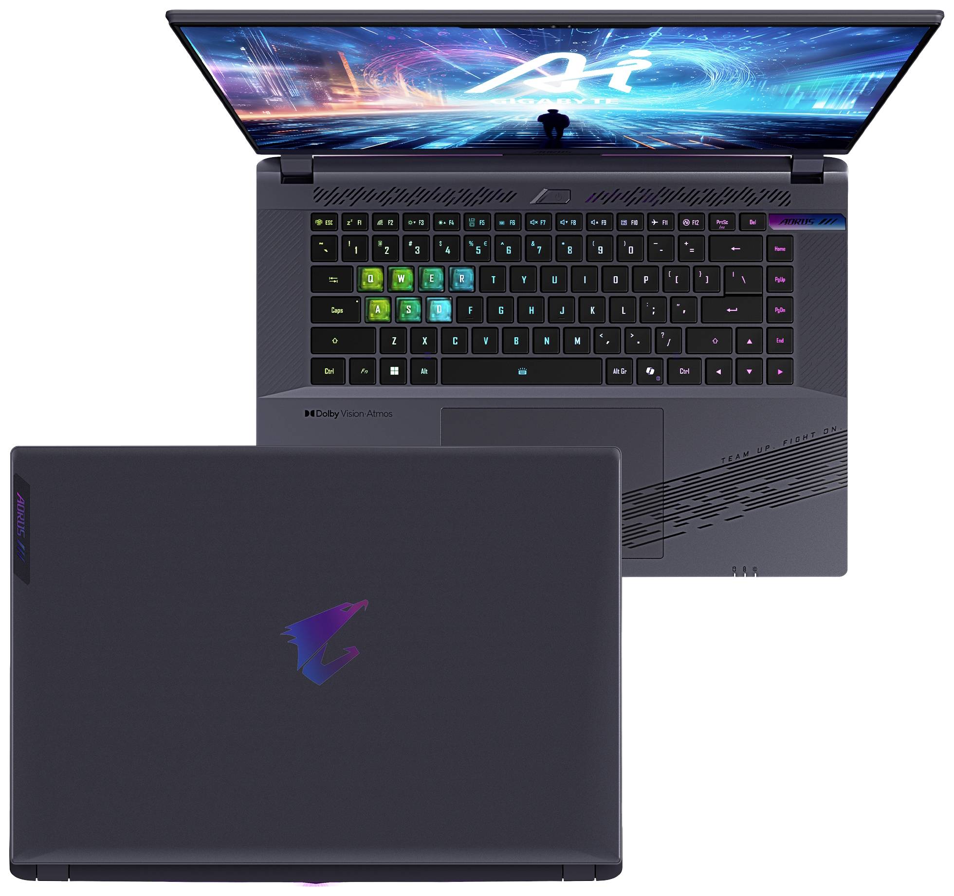 Gigabyte Gaming Notebook AORUS 16X ASG-63DEC65SH 40.6cm (16 Zoll) WQXGA Intel® Core™ i9 14900HX 32GB RAM 1TB SSD 1TB SSD Nvidia