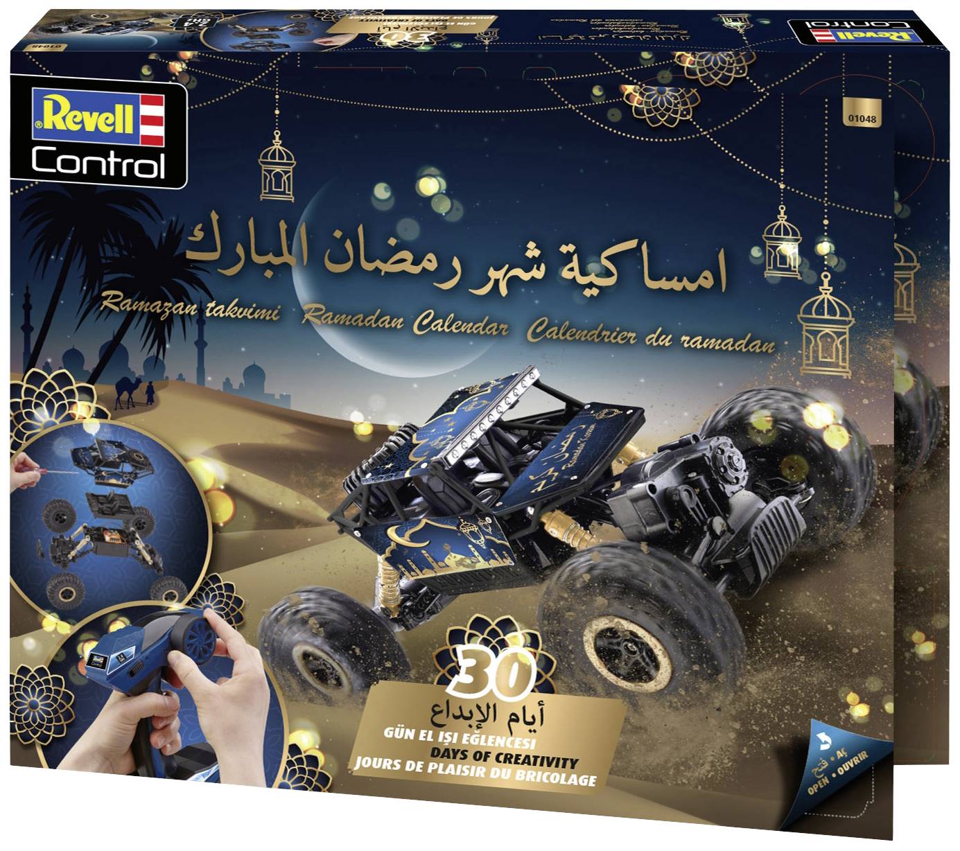 Revell Control 01048 Ramadan Kalender 1:18 RC Einsteiger Modellauto Elektro Crawler Allradantrieb (