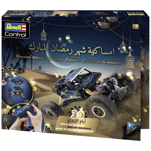 Revell Control 01048 Ramadan Kalender 1:18 RC Einsteiger Modellauto Elektro Crawler Allradantrieb (4WD) Revell Control 01048 Ramadan Kalender 1:18 RC Einsteiger Modellauto Elektro Crawler Allradantrieb (4WD)