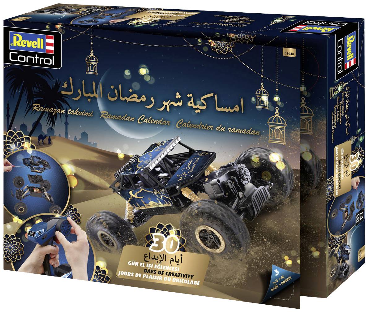 Revell Control 01048 Ramadan Kalender 1:18 RC Einsteiger Modellauto Elektro Crawler Allradantrieb (