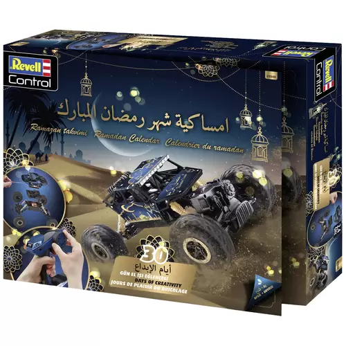 Revell Control 01048 Ramadan Kalender 1:18 RC Einsteiger Modellauto Elektro Crawler Allradantrieb (4WD) Revell Control 01048 Ramadan Kalender 1:18 RC Einsteiger Modellauto Elektro Crawler Allradantrieb (4WD)