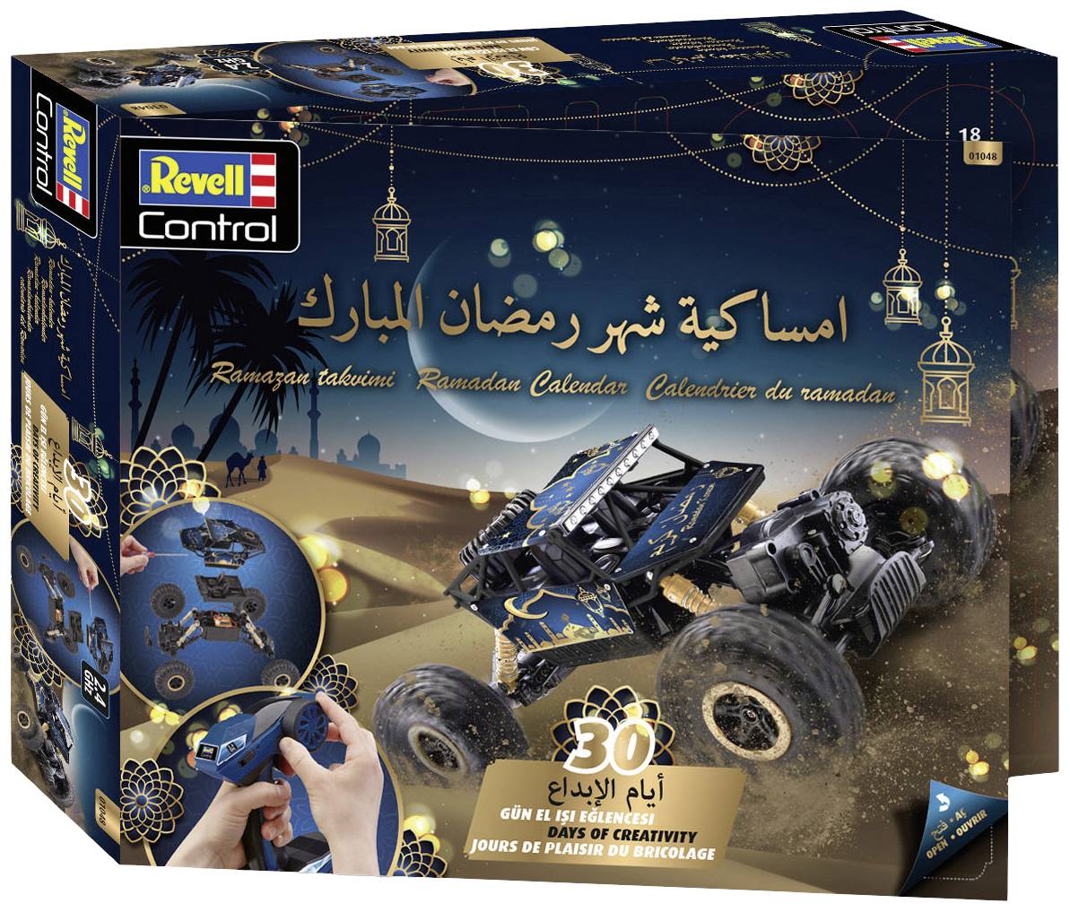 Revell Control 01048 Ramadan Kalender 1:18 RC Einsteiger Modellauto Elektro Crawler Allradantrieb (