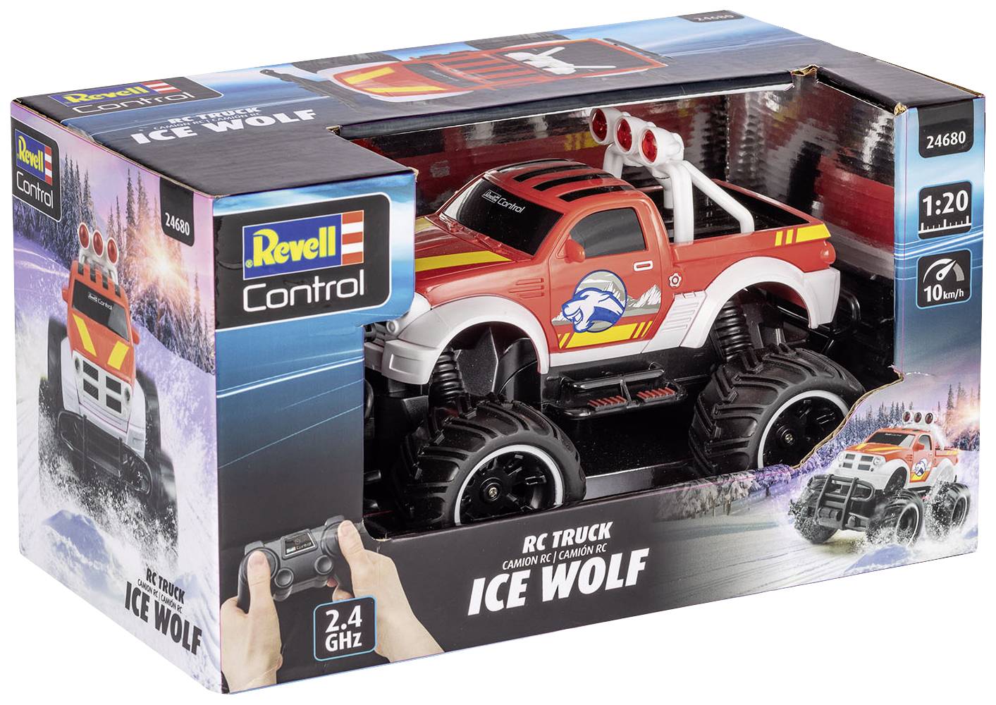 Revell Control 24680 Ice Wolf 1:20 RC Einsteiger Modellauto Elektro Monstertruck