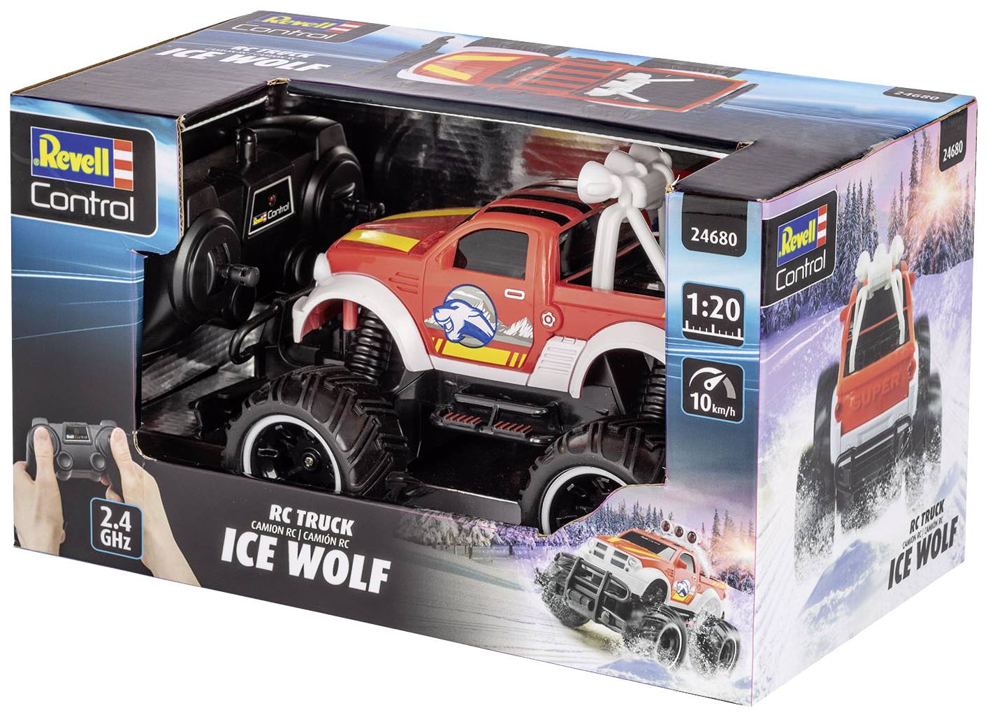 Revell Control 24680 Ice Wolf 1:20 RC Einsteiger Modellauto Elektro Monstertruck