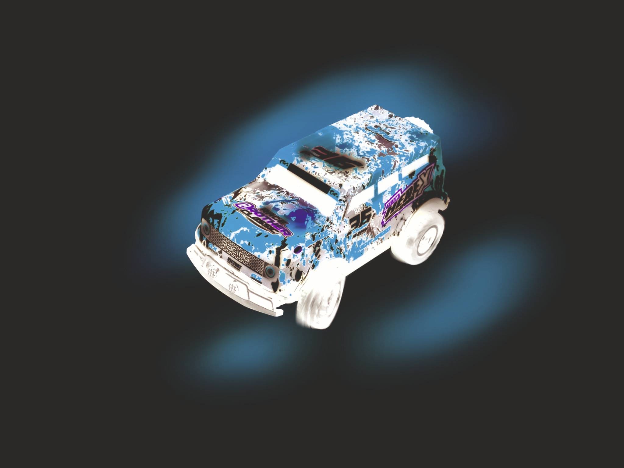 Revell Control 24683 Ghost Driver 1:22 RC Einsteiger Modellauto Elektro Straßenmodell mit Lichteffe