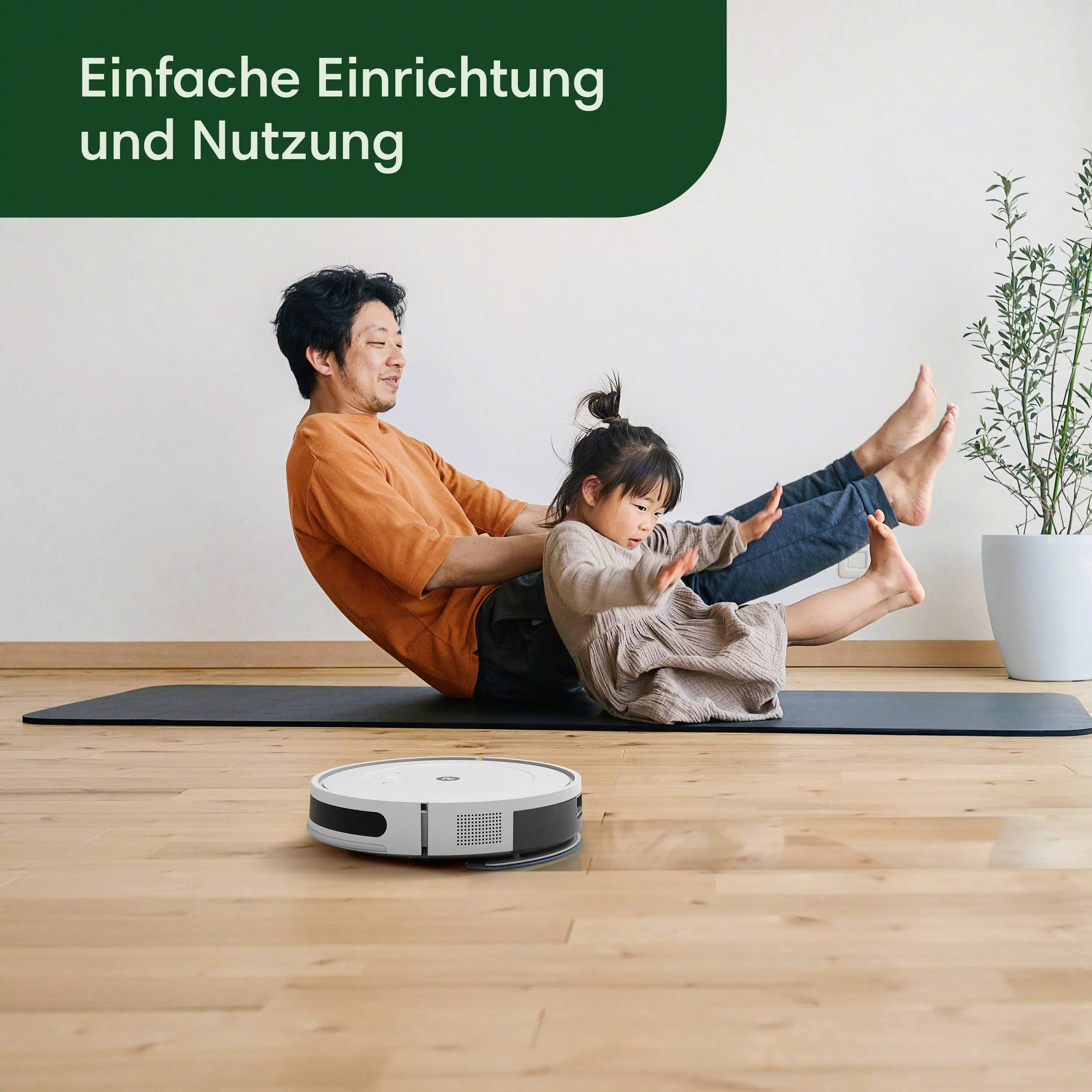 IRobot Combo Y0112 Saug-und Wischroboter Weiß App gesteuert, Sprachgesteuert, kompatibel mit Amazon