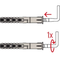 Fischer 045483 SXR 10 x 100 WH K NV Langschaftdübel 100 mm 1 Set Fischer 045483 SXR 10 x 100 WH K NV Langschaftdübel 100 mm 1 Set