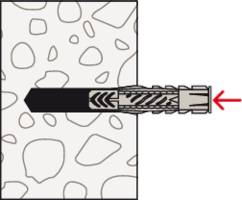 Fischer 090871 UX 10 x 60 R K NV Universaldübel 60mm 1 Set