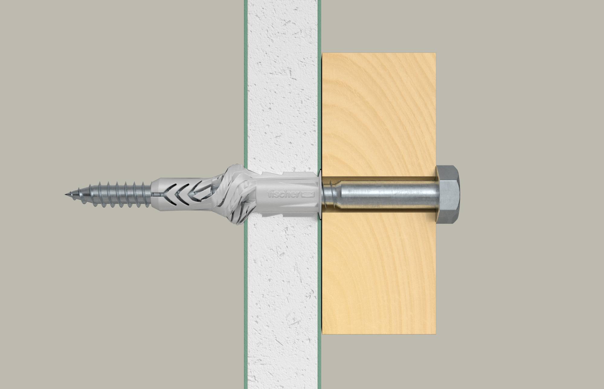 Fischer 090871 UX 10 x 60 R K NV Universaldübel 60mm 1 Set