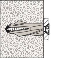 Raumschiff-Diagramm von oben mit dekorativen Kreisen im Hintergrund und geometrischen Strukturen an der rechten Seite.