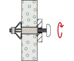 Fischer 090925 HM 5 x 37 WH K NV Hohlraumdübel 37mm 10mm 1 Set