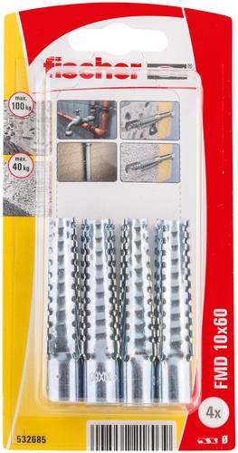 Fischer 532685 FMD 10 x 60 K NV Metallspreizdübel 60 mm 12 mm 1 Set