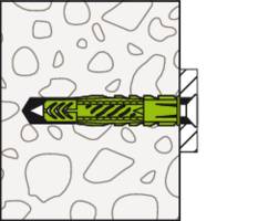 Fischer 532702 UX Green 6 x 35 R K NV Universaldübel 35mm 6mm 1 Set