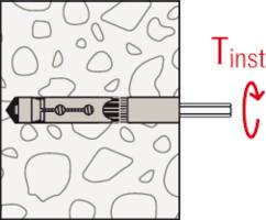 'Ein Rohr mit einem Wasserzähler, der in einer Wand installiert ist. Rechts daneben der Text: 