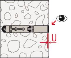 Illustration zeigt den richtigen Blickwinkel auf einen Wasserwaagenkreisel, um das genaue Ablesen zu gewährleisten.