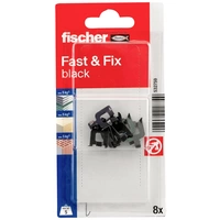 Fischer Fast & Fix K NV Wandhaken Schwarz Inhalt: 1 Set Fischer Fast & Fix K NV Wandhaken Schwarz Inhalt: 1 Set