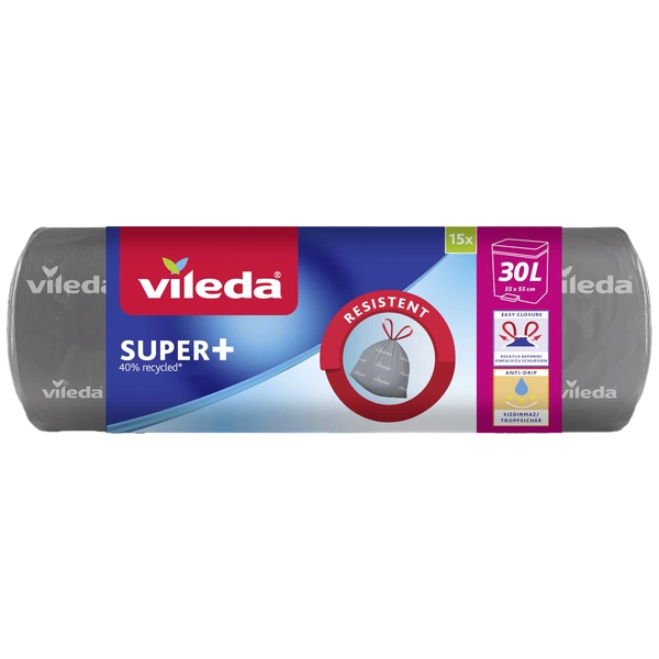 Vileda SUPER+ 30L 171448 Müllsack 30l 15St. Vileda SUPER+ 30L 171448 Müllsack 30l 15St.