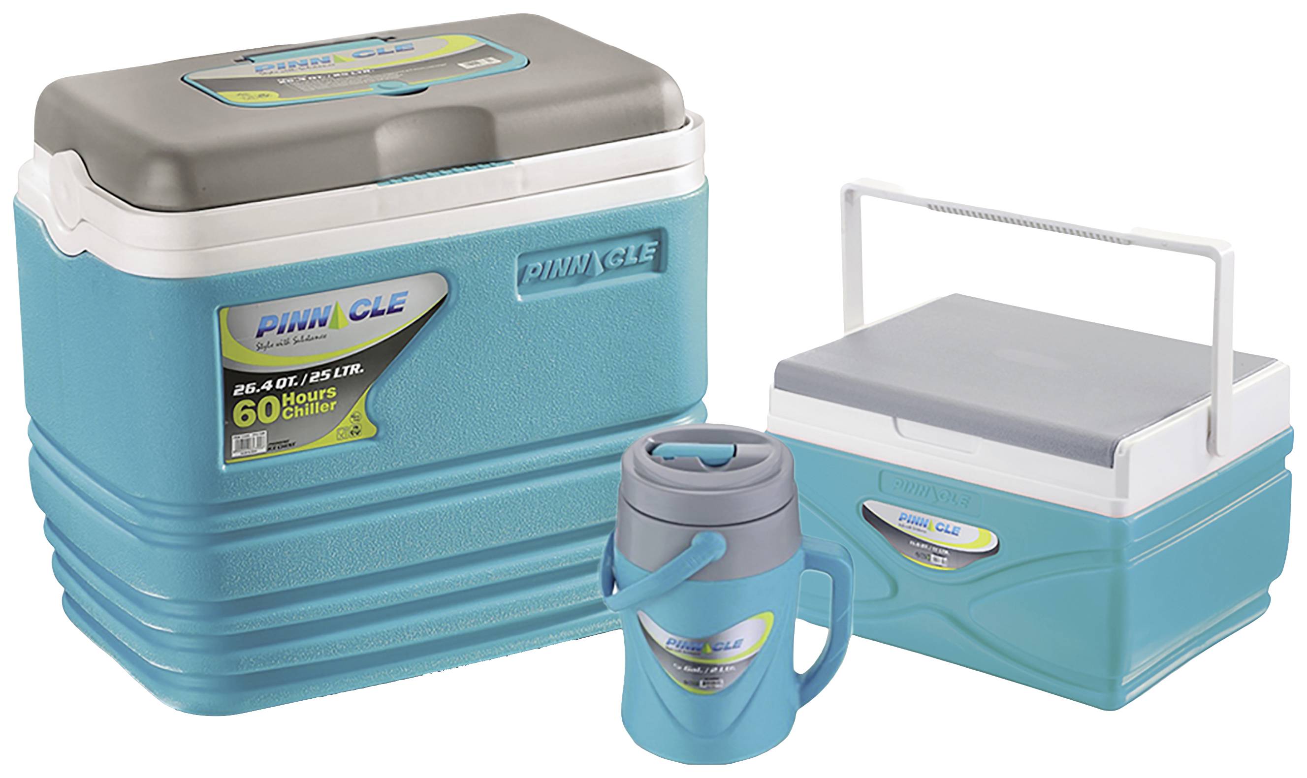 ZORN ZP 25L + 4,5L + 2,0L Combo Kühlbox Passiv Blau-Grau (matt) 25 l