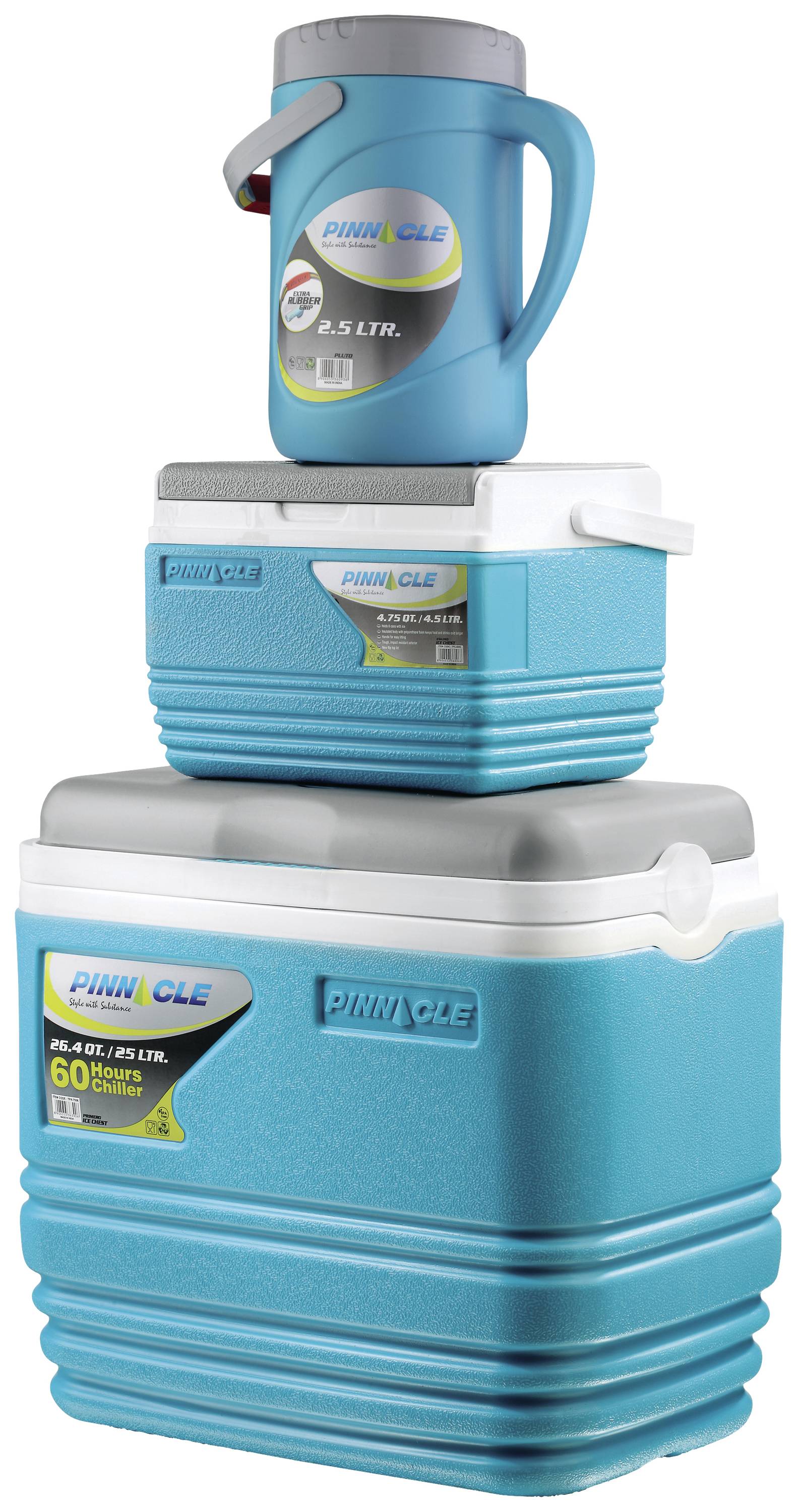 ZORN ZP 25L + 4,5L + 2,0L Combo Kühlbox Passiv Blau-Grau (matt) 25l