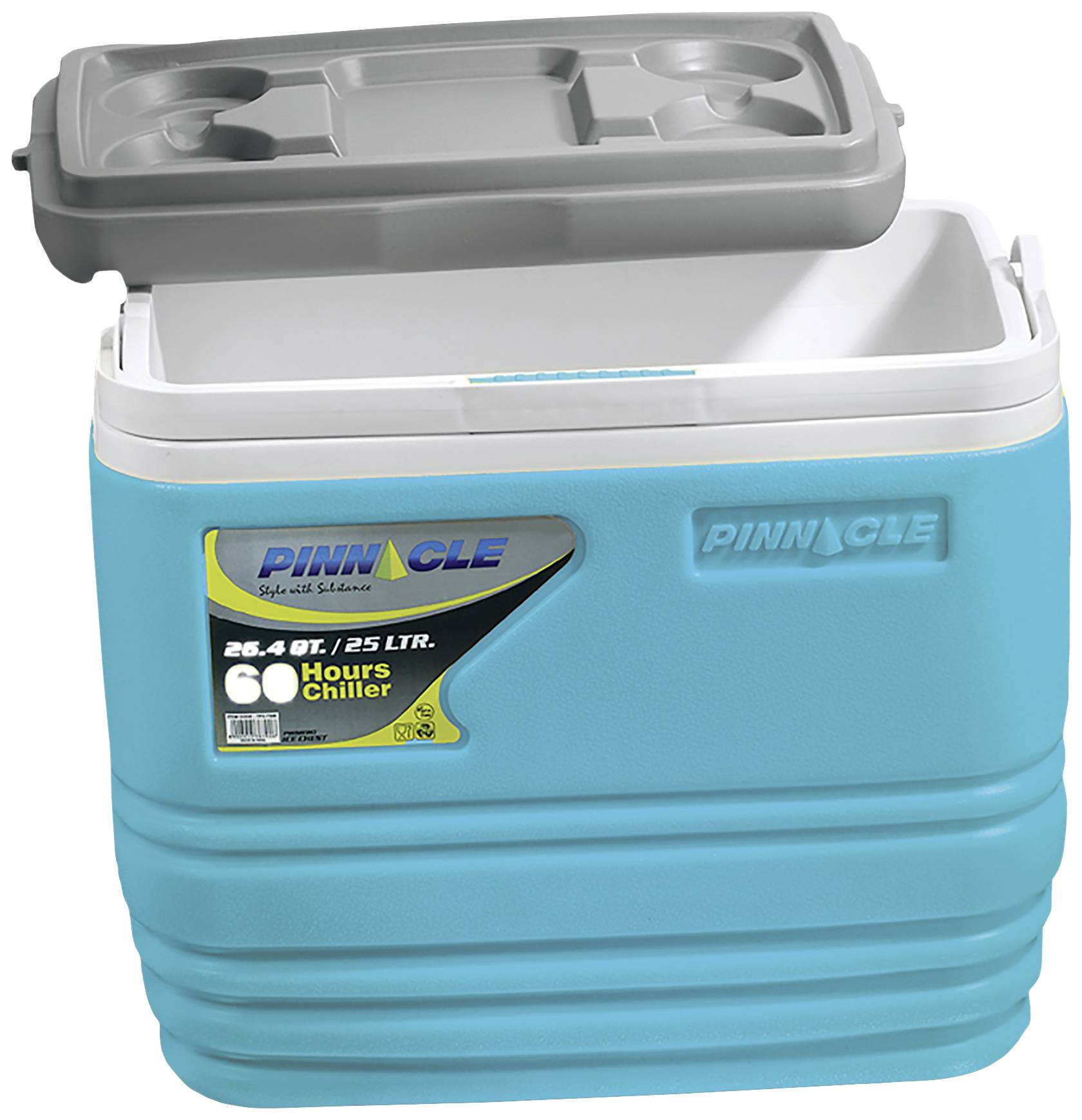 ZORN ZP 25L + 4,5L + 2,0L Combo Kühlbox Passiv Blau-Grau (matt) 25l