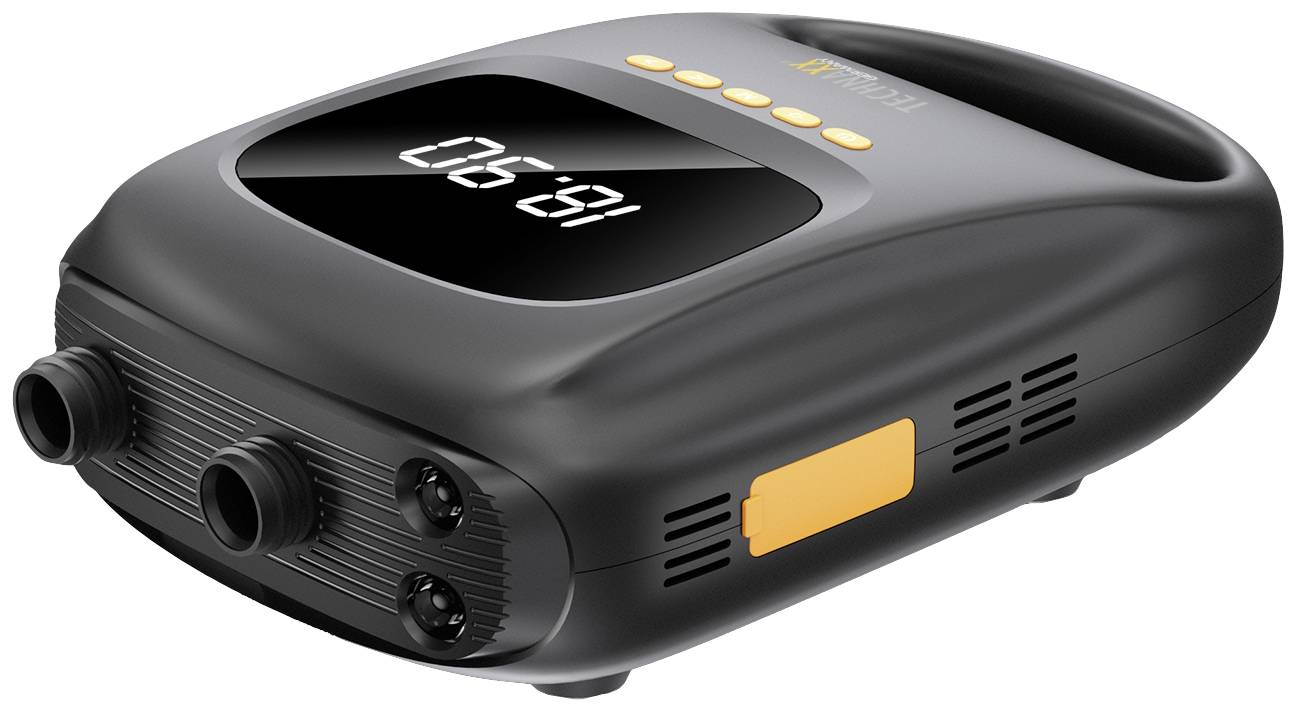Technaxx 5112 Akku-Kompressor TX-266 mit Powerbank-Funktion, 12V Adapter zum Betrieb per Kabel