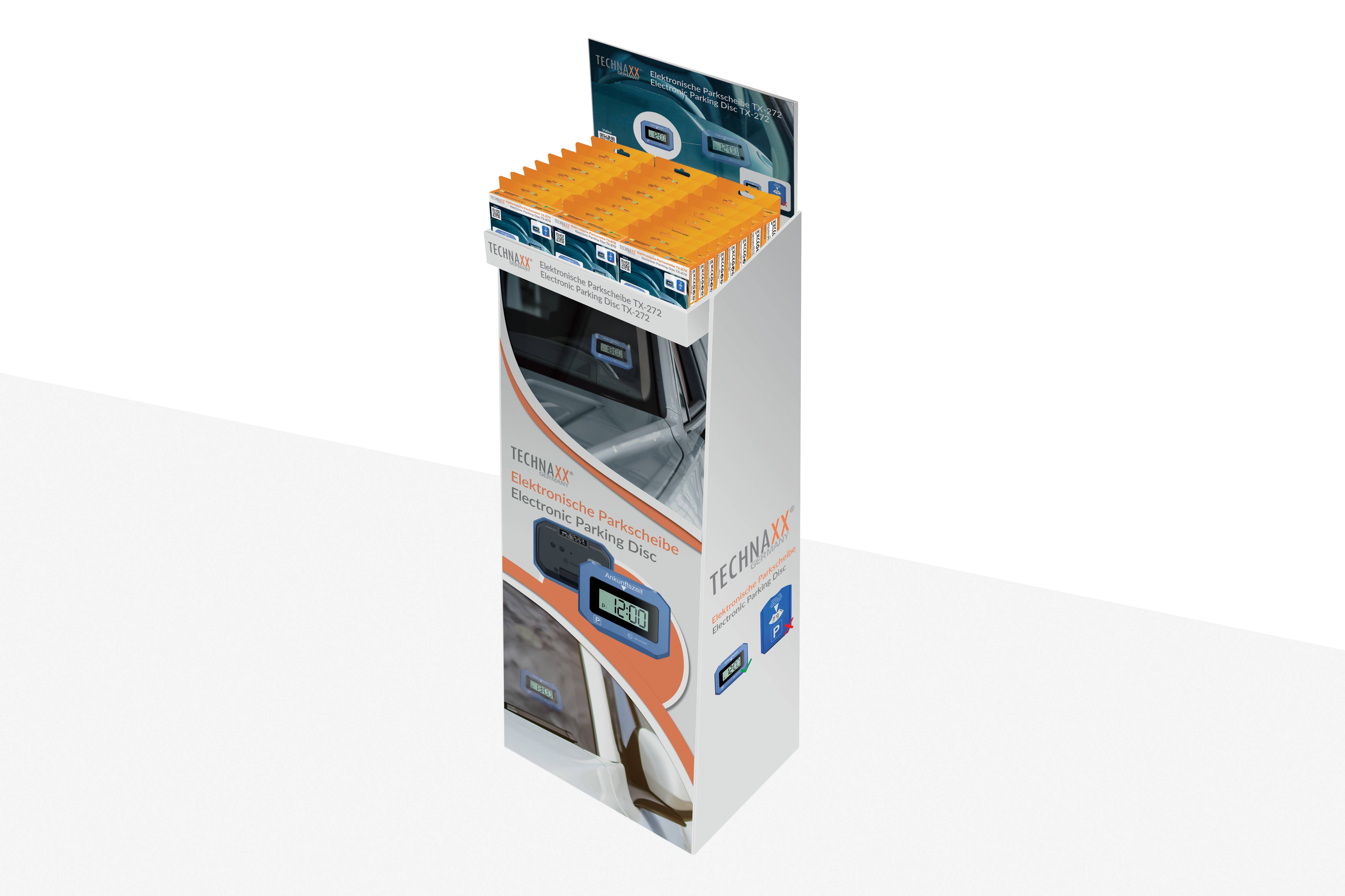 Technaxx TX-272 5119 Parkscheibe Passend für (Auto-Marke): Universal 102 mm x 79 mm x 25 mm