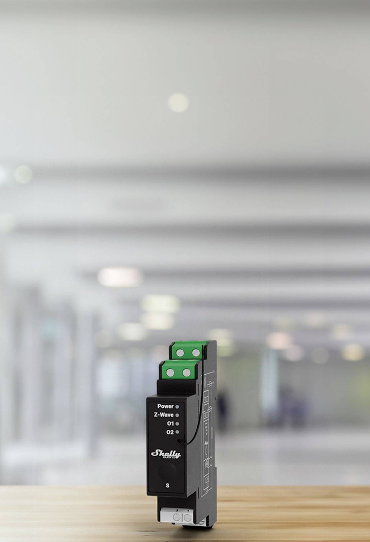 Shelly Shelly Qubino Wave PRO 2PM Hutschienenrelais Z-Wave