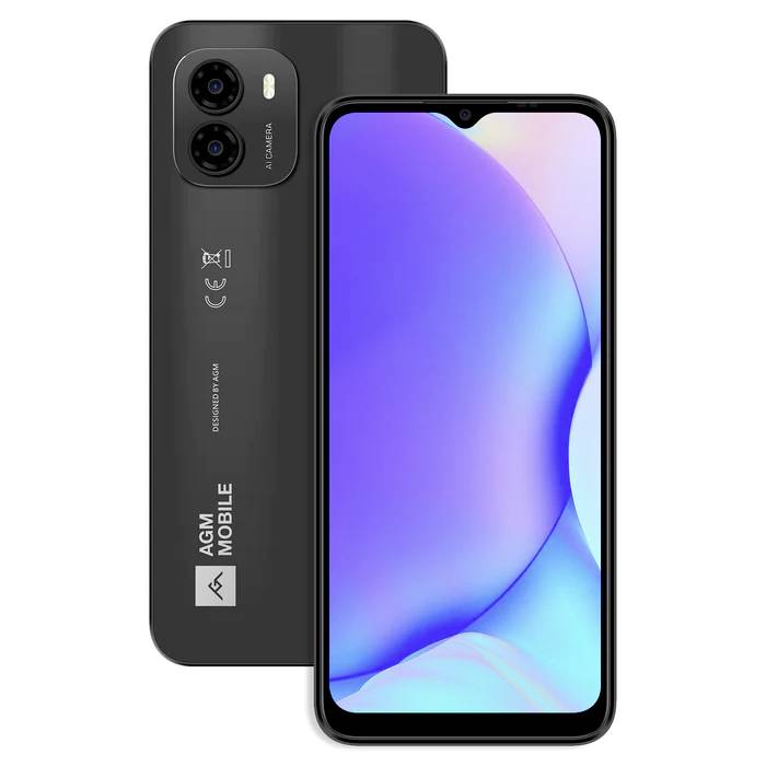 AGM Mobile Note N1 128GB Grau 16.6cm (6.52 Zoll) Smartphone