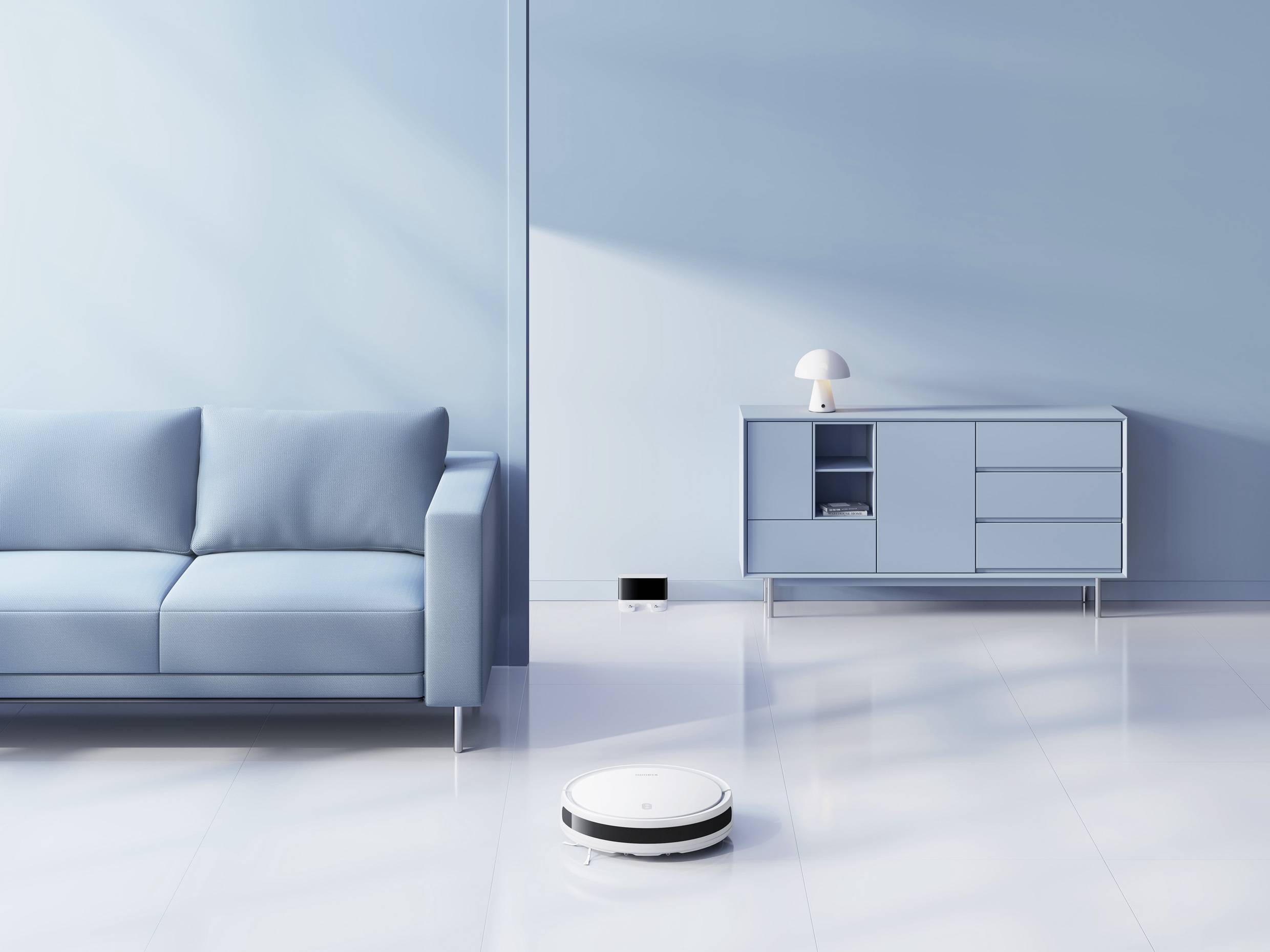 Xiaomi Robot Vaccum E10 Saug-und Wischroboter Weiß App gesteuert, Beutellos, mit Wischfunktion