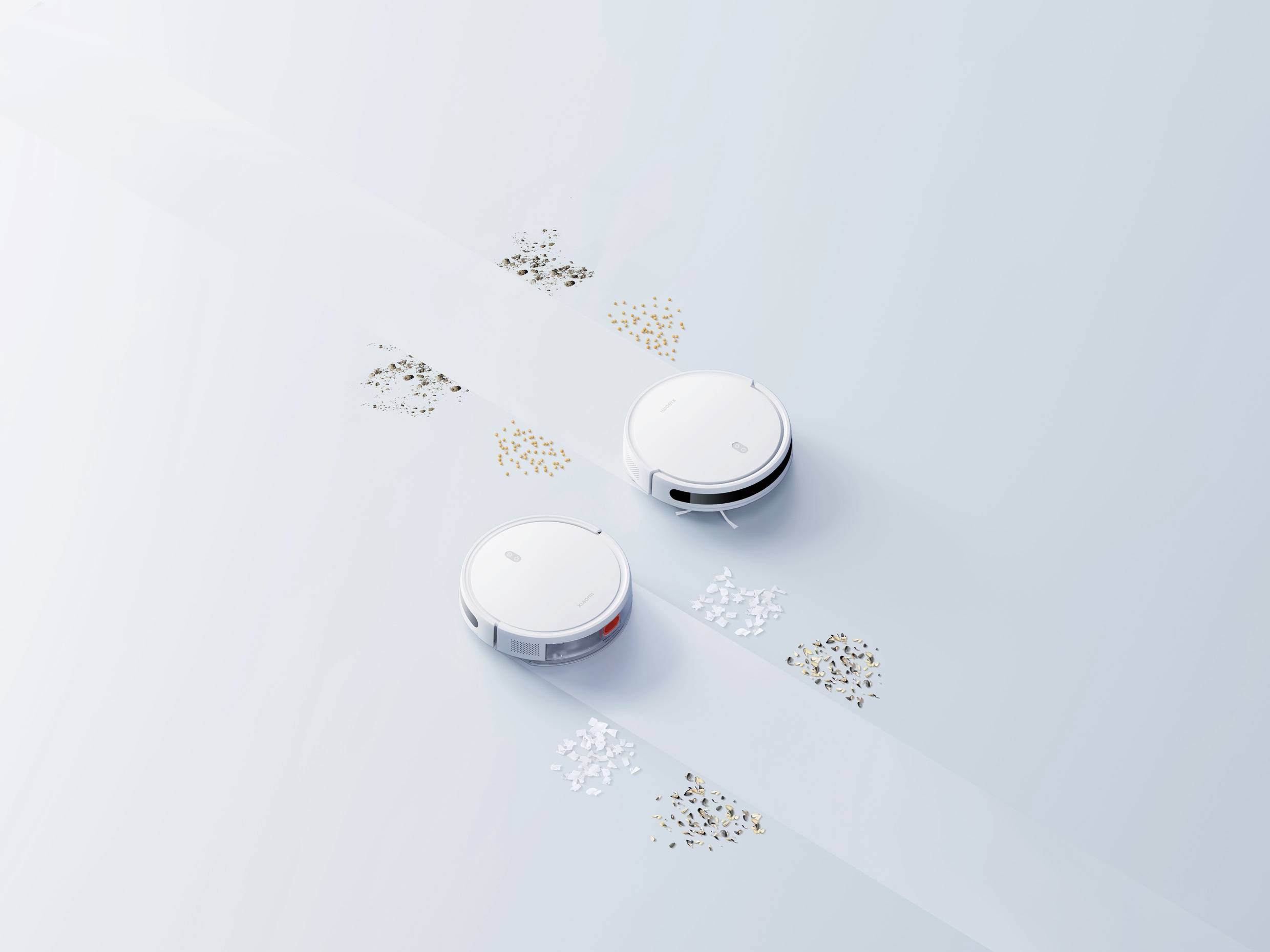 Xiaomi Robot Vaccum E10 Saug-und Wischroboter Weiß App gesteuert, Beutellos, mit Wischfunktion