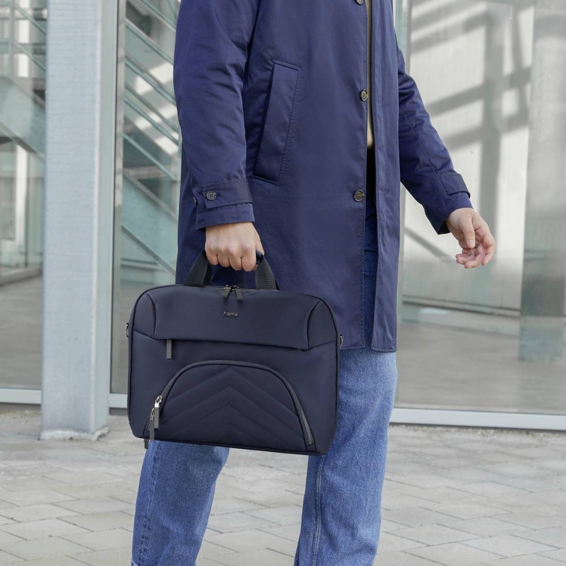 Hama Notebook Tasche Premium Lightweight Passend für maximal: 35,8cm (14,1") Dunkelblau