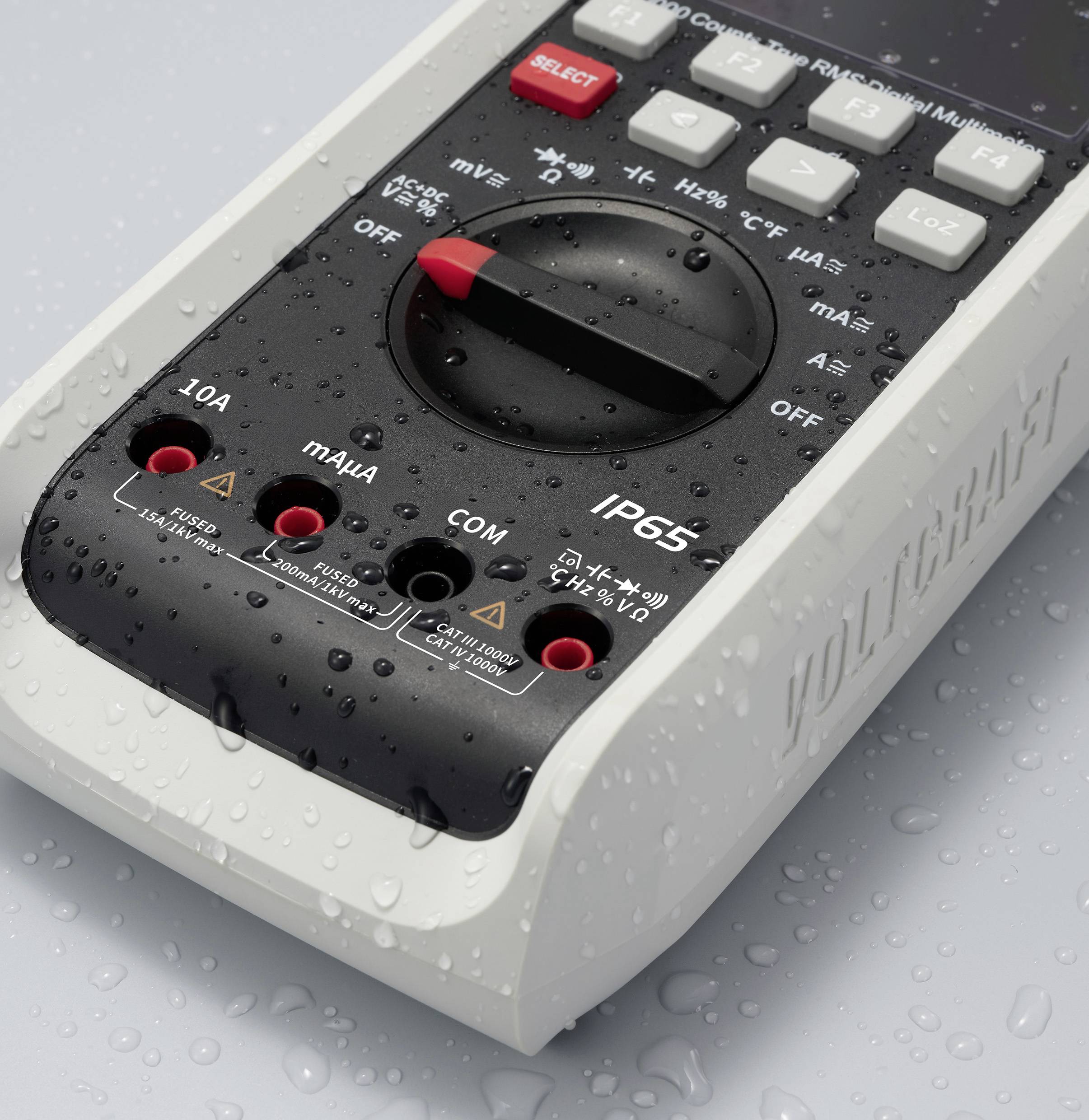 VOLTCRAFT VC915 Industrie-Multimeter TRMS LoZ CAT III 1000 V, CAT IV 1000V Bluetooth® integrierte Magnethalterung transflektives