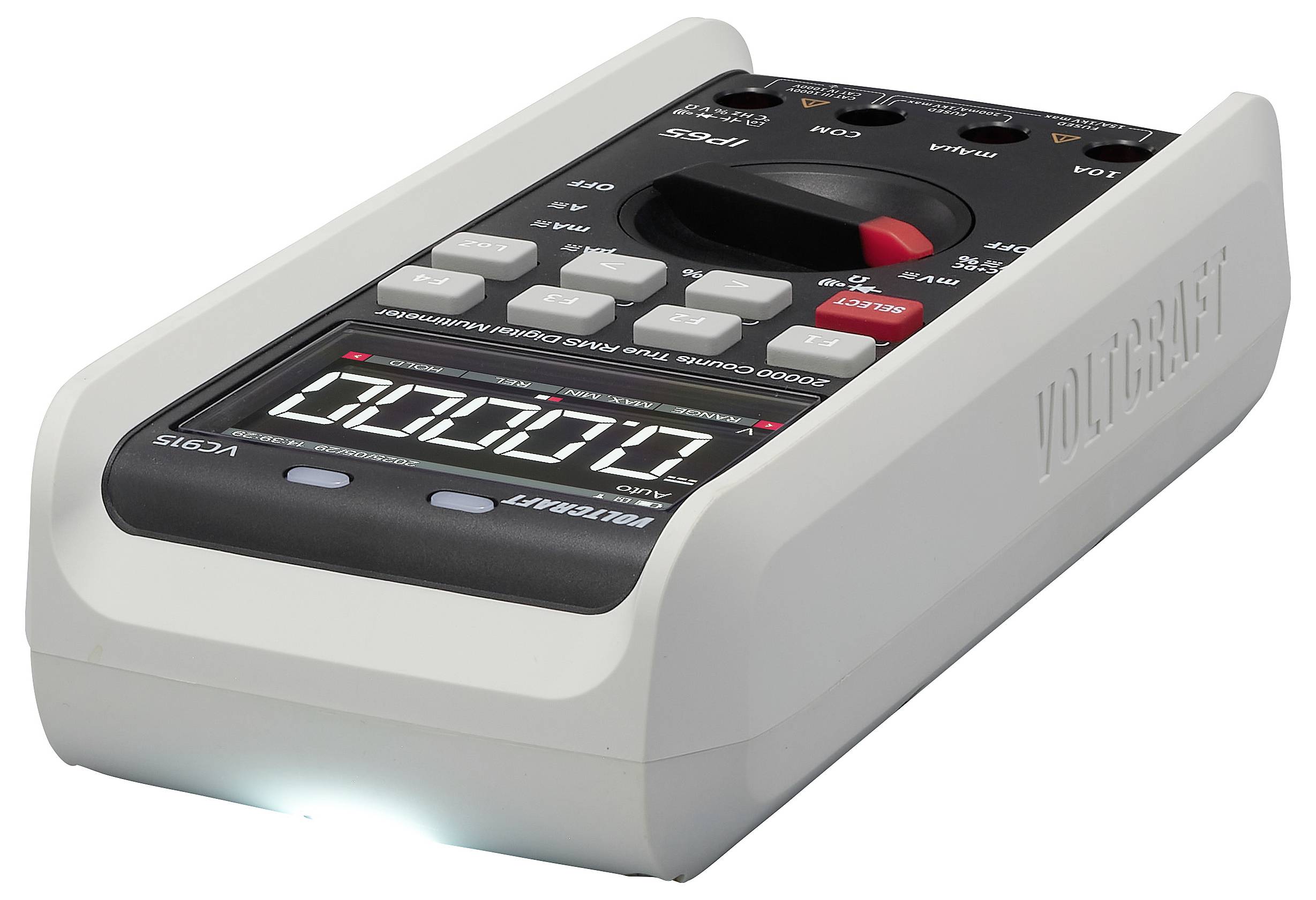 VOLTCRAFT VC915 Industrie-Multimeter kalibriert (ISO) TRMS LoZ CAT III 1000 V, CAT IV 1000V Bluetooth® integrierte