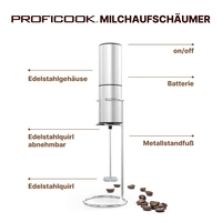Profi Cook PC-MS 1273 Milchaufschäumer inox 501273 Milchaufschäumer Edelstahl Profi Cook PC-MS 1273 Milchaufschäumer inox 501273 Milchaufschäumer Edelstahl