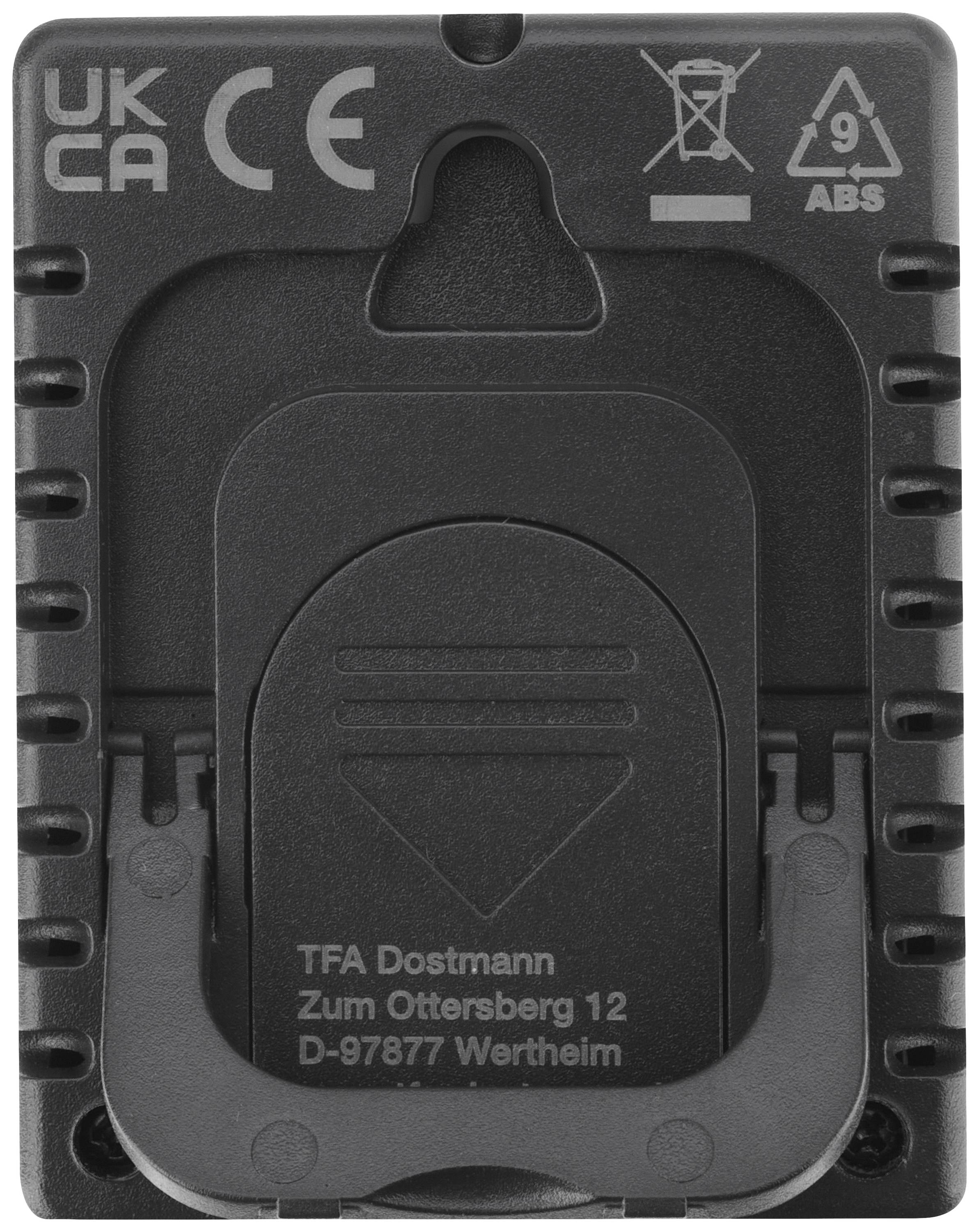 TFA Dostmann Digitales Thermo-Hygrometer Thermo-/Hygrometer Schwarz 30.5039.01.03