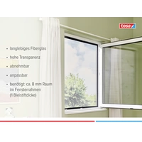 Tesa INSECT STOP CLIP-ON 55360-00001-00 Fliegengitter (B x H) 1.2m x 1.4m Anthrazit 1St. Tesa INSECT STOP CLIP-ON 55360-00001-00 Fliegengitter (B x H) 1.2m x 1.4m Anthrazit 1St.
