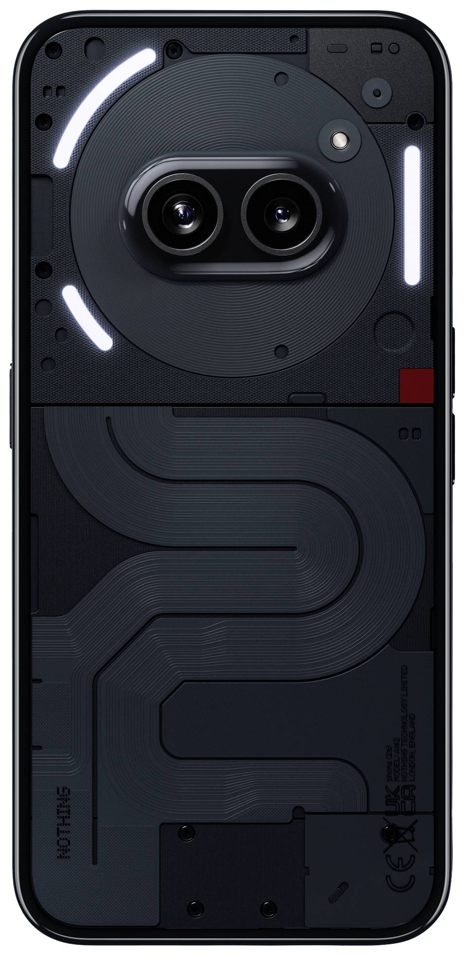 Nothing Phone (2a) Smartphone 128 GB 17 cm (6.7 Zoll) Schwarz Android™ 14