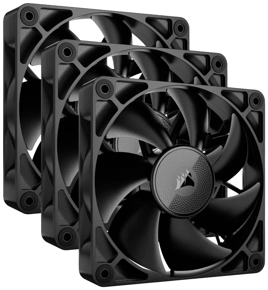 Corsair iCUE LINK RX120 PC-Gehäuse-Lüfter Schwarz (B x H x T) 120 x 120 x 25mm