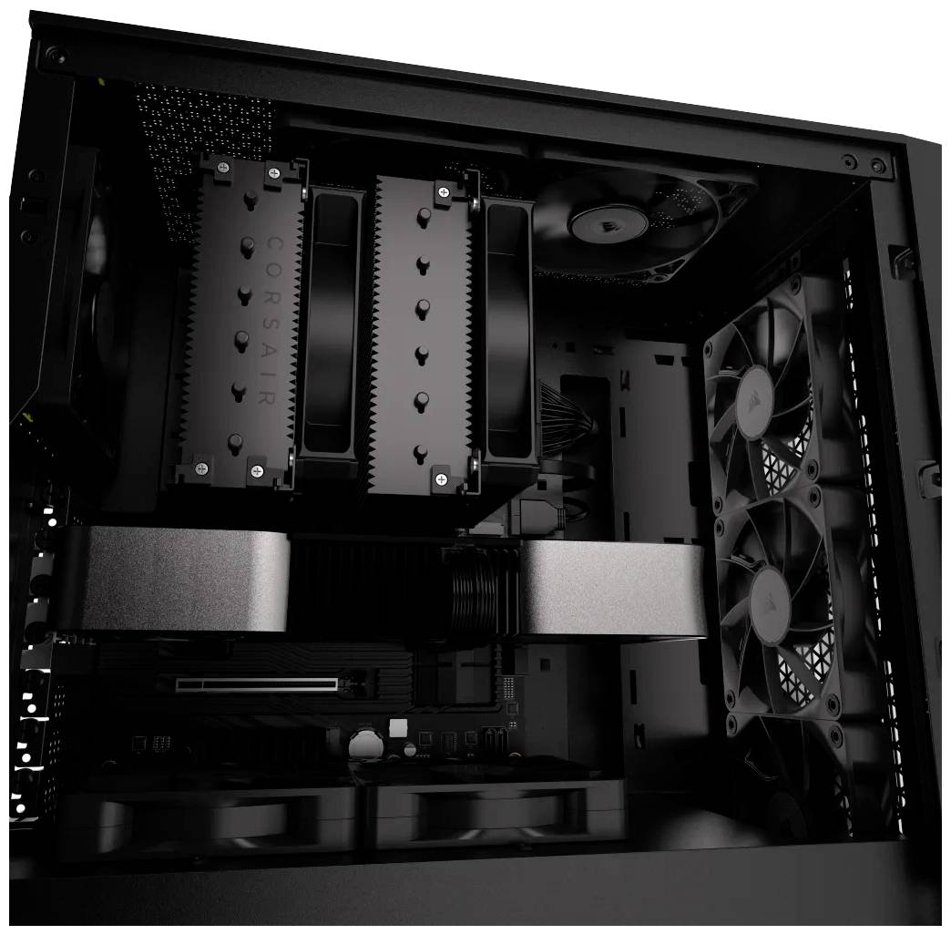 Corsair iCUE LINK RX120 PC-Gehäuse-Lüfter Schwarz (B x H x T) 120 x 120 x 25mm